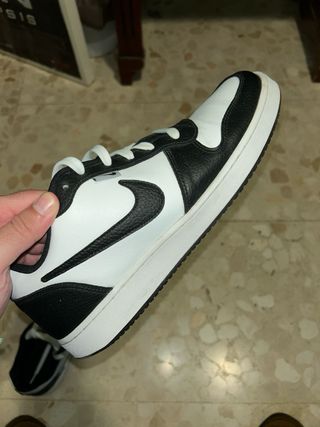 Nike Ebernon Low Prem Hombre Negro/Blanco, 45