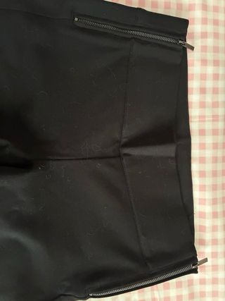 Leggings Zara Talla M Negros De Vestir