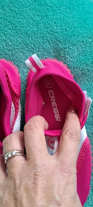 Scarpette da scoglio CRESSI rosa/bianche taglia 30