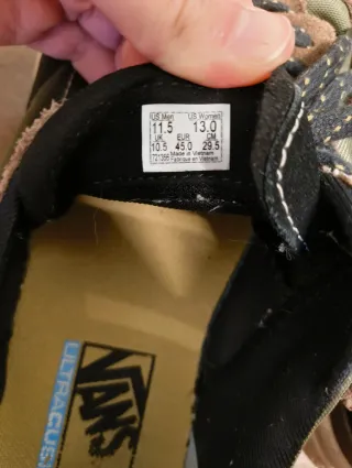 Zapatillas Vans Marrones y Verdes