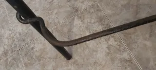 Taburete bar plegable madera y metal