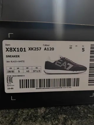 Zapatillas Emporio Armani Talla 37.5