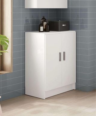 Armario bajo 2 puertas blanco