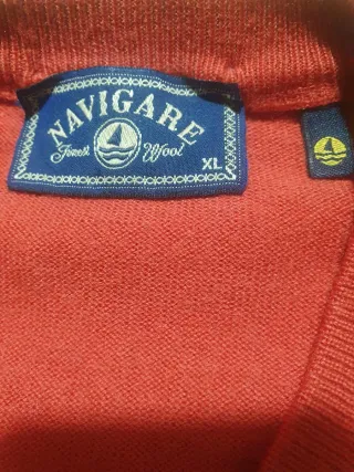 Maglione Navigare Lana Arancione XL