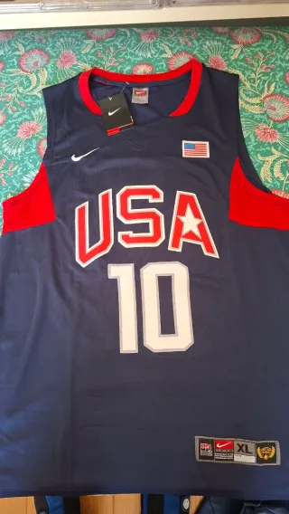 Maglia USA Kobe Bryant 10 autografata con COA