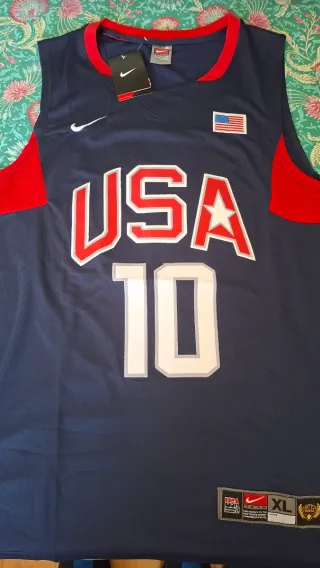 Maglia USA Kobe Bryant 10 autografata con COA