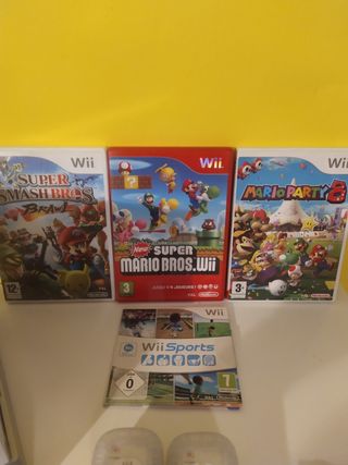Pack4 Consola Wii + Juegos