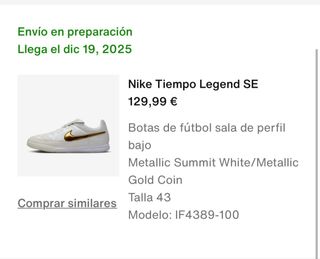Nike Tiempo Legend SE R10 Talla 43