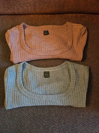 2 Camisetas SHEIN Manga Larga Talla M