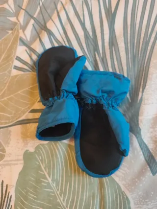 Manoplas esquí niño niña azul. T1 Neak peak