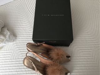 Zapatos LUIS ONFRE fiesta beige/dorado / rosados