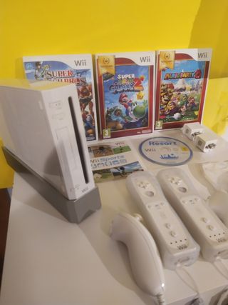 Pack6 Consola Wii + Juegos