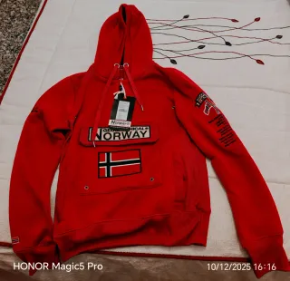 Sudadera Norway Geographical Mujer Talla M Roja