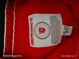 Sudadera Norway Geographical Mujer Talla M Roja