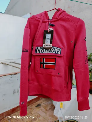 Sudadera Norway Geographical Mujer Talla M Roja