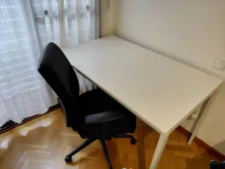 Mesa grande y silla escritorio