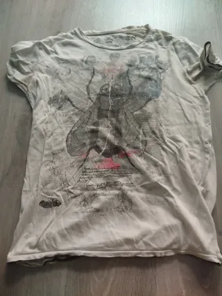 Camiseta Pull&Bear Estampada Talla M