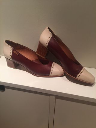 Zapatos Martinelli Mujer Beige y Marrón