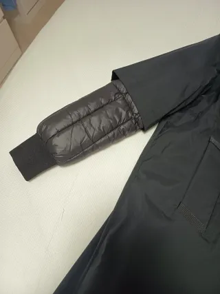 Abrigo gabardina negro