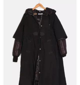 Abrigo gabardina negro