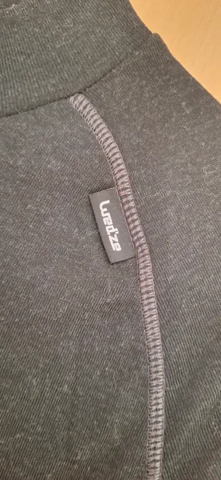 2 Camisetas Térmicas negras decathlon Talla M