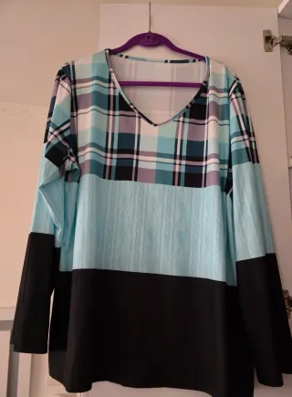 Pantalones negros talla grande