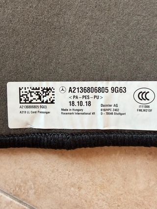 Alfombrillas AMG Mercedes CLS C257