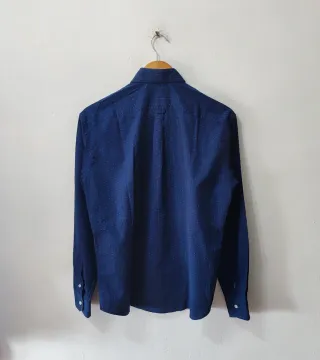 Camisa azul marino S&C hombre Talla 40