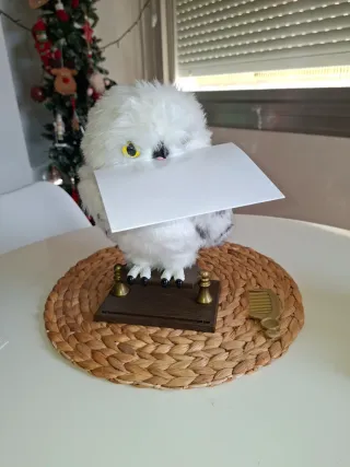 Lechuza Hedwig Harry Potter Interactiva + sombro