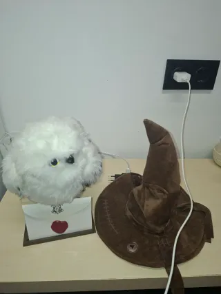 Lechuza Hedwig Harry Potter Interactiva + sombro