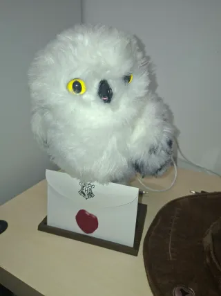 Lechuza Hedwig Harry Potter Interactiva + sombro