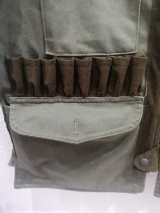 Chaleco de caza verde