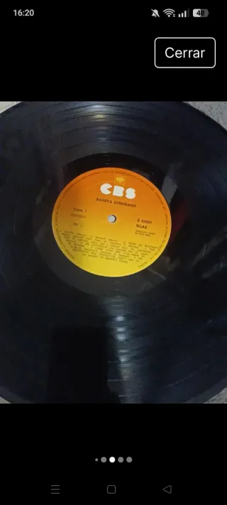 Vinilo barbra streinsands