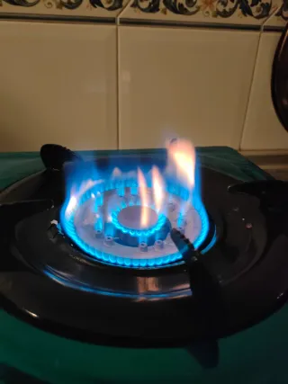 Cocina de gas 2 quemadores