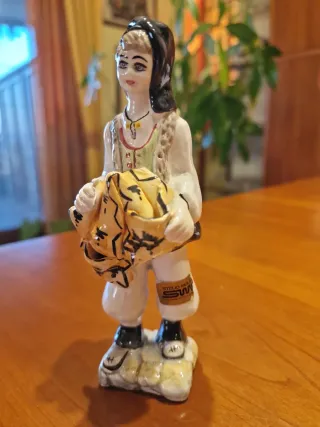 Scultura Ceramica Stelio Mola - Uomo Sardo