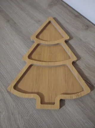 Tagliere Albero Natale Legno Bambù