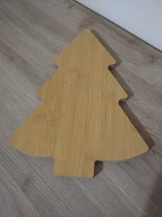 Tagliere Albero Natale Legno Bambù