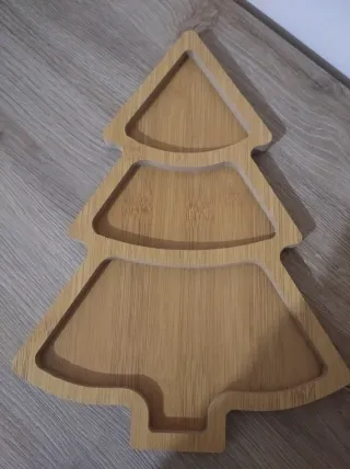 Tagliere Albero Natale Legno Bambù