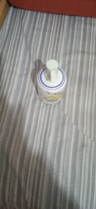 Dispenser portasapone ceramica limoni