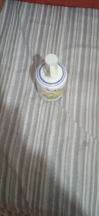 Dispenser portasapone ceramica limoni