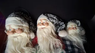 Lote 3 Figuras Papá Noel El Corte Inglés