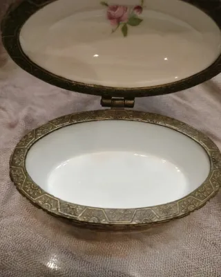 Pastillero/Joyero Cerámica Elegante