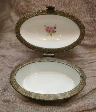 Pastillero/Joyero Cerámica Elegante