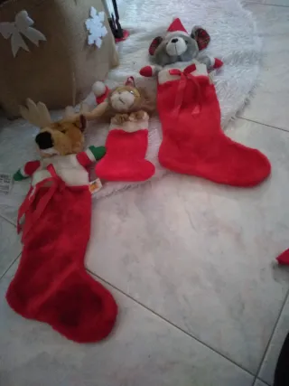 Calze di Natale Peluche Renna Orso Leone