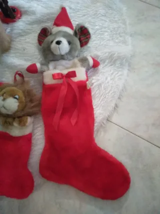 Calze di Natale Peluche Renna Orso Leone