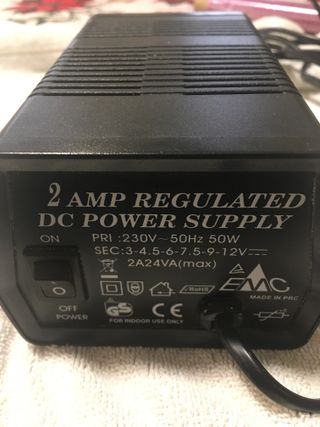 Fuente Alimentación DC HQ POWER 2A Regulada