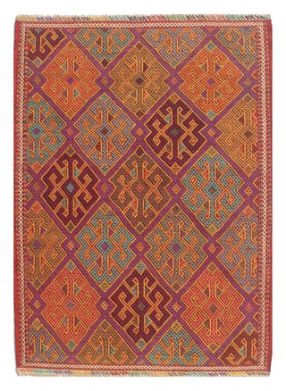 Kilim Sumak Afgano Vintage 208x160 cm