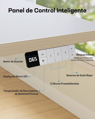 Escritorio infantil elevable eléctrico NUEVO