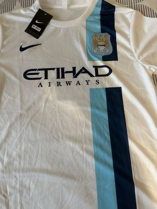 Camisa Futebol Man City Etihad Airways