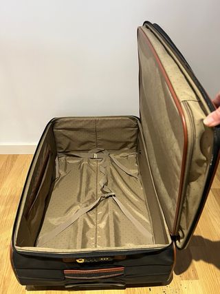 Maleta Grande Samsonite Negra y Marrón